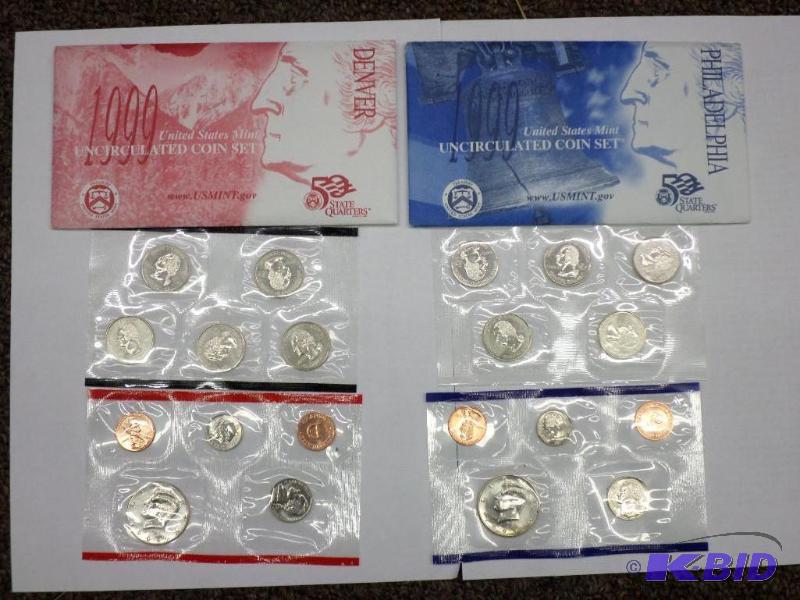 1999 P-D Unc. Mint Set $3.82 face value...