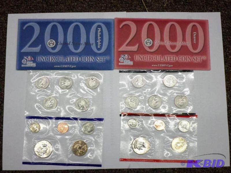 2000 P-D Unc. Mint Set $5.82 face value...