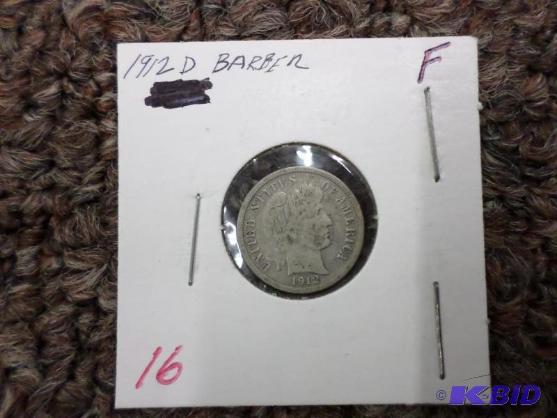 1912-D Barber Dime F...