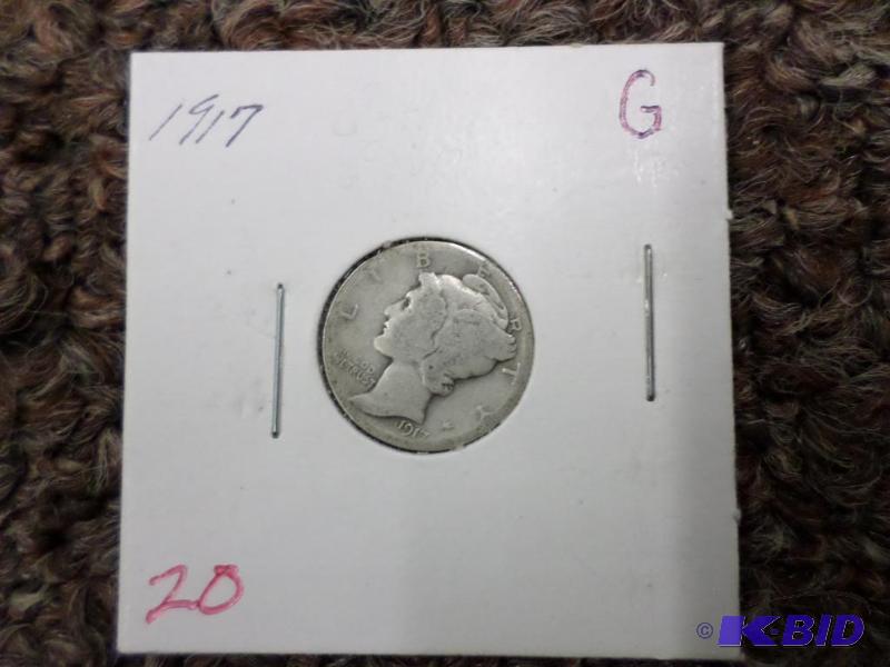 1917 Mercury Dime G...