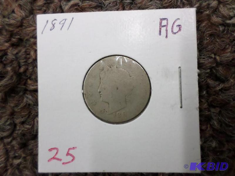 1891 Liberty V Nickel AG...