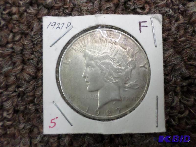1927-D Peace Dollar F...