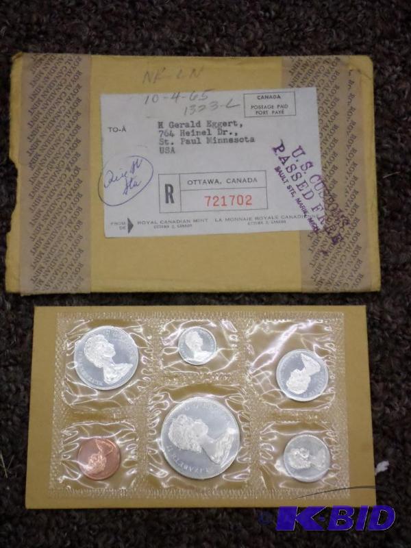 Royal Canadian Mint Unc.1965. Silver Dollar, ...