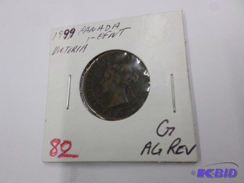 1899 G AG Reverse Large Cent...