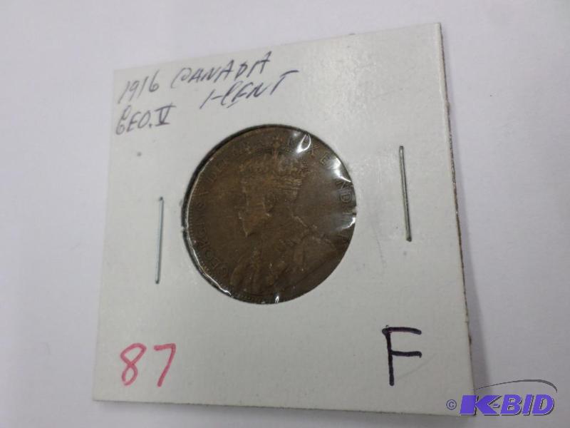1916 F Canadian Large Cent...