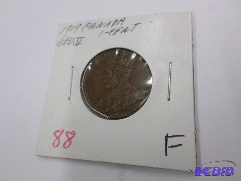 1917 F Canadian Large Cent...