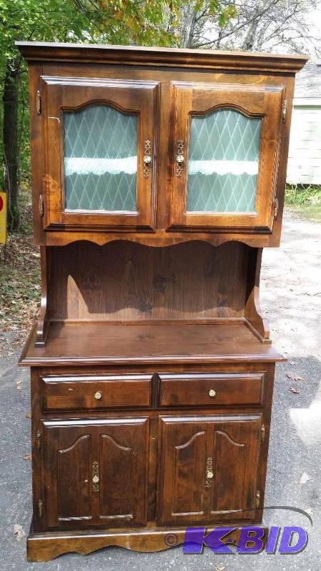 Buffet hutch, stands just under 6 tall and j...