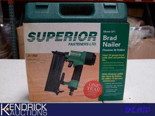 6 New In Box Brad Nailers by Superior Fasteners Ltd.