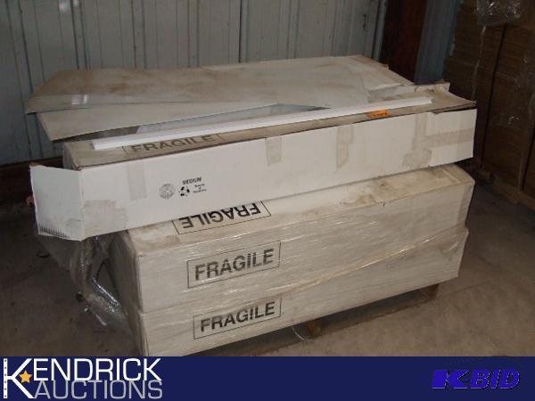 Pallet of White Acrylic Profile Trim