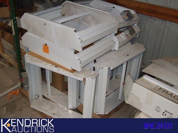 Pallet of Metal Ceiling Light Fixtures