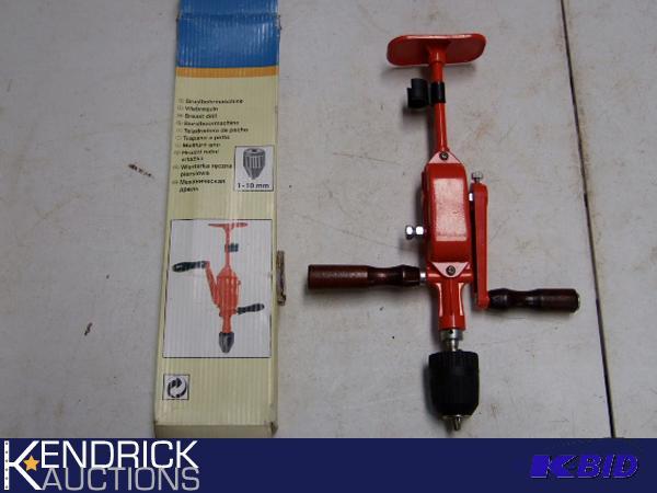 12 New In Box Hand Held Crank Drills