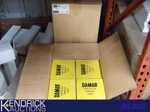 18 New Damar 750W Frost Bulb 130V Flood Lights