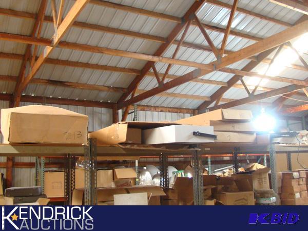 Shelf of Various Sized and Types of Ceiling Light Fixtures