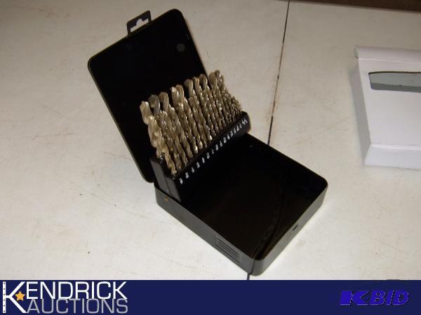 20 New In Metal Case 29 Piece Titanium Drill Bit Sets