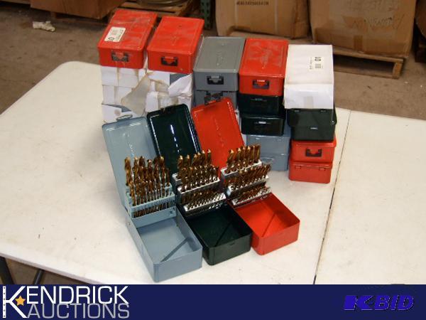 30 Drill Bit Sets in Metal Cases