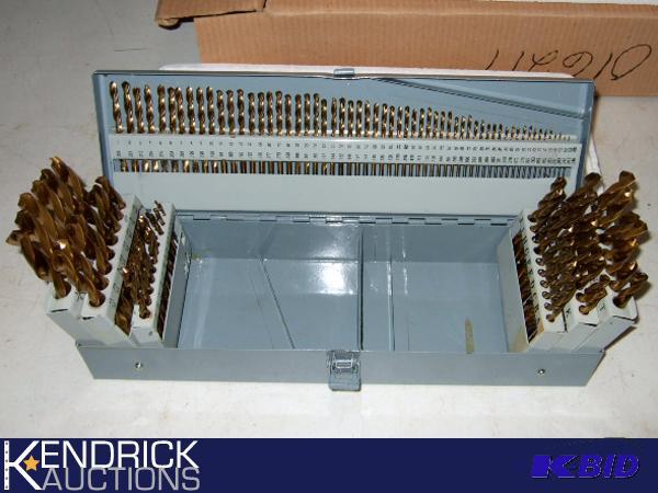 25 New in Metal Case Titanium Drill Bit Sets
