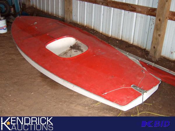 1966 Alcort 15 Sunfish Sail Boat with Sail and Marconi Rigging