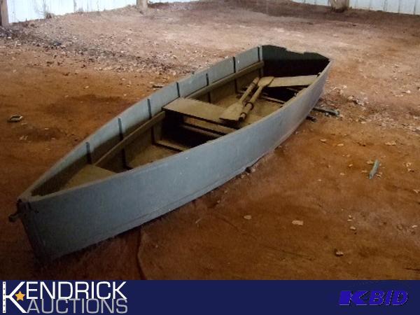 Antique 14 Flat Bottom Duck Row Boat