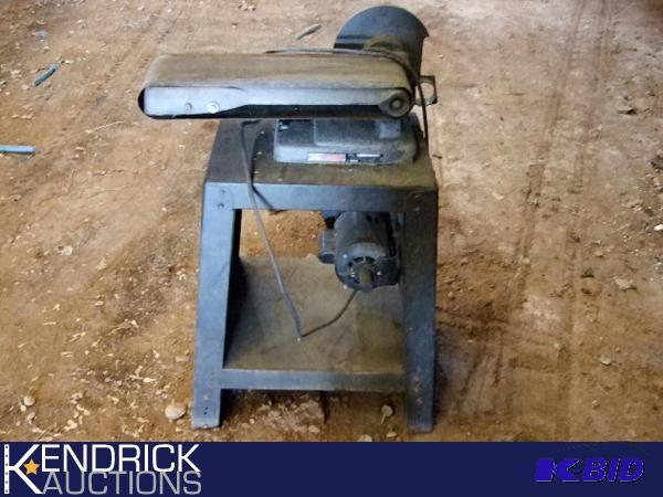 Vintage Belt Sander Grinding Stone Combo
