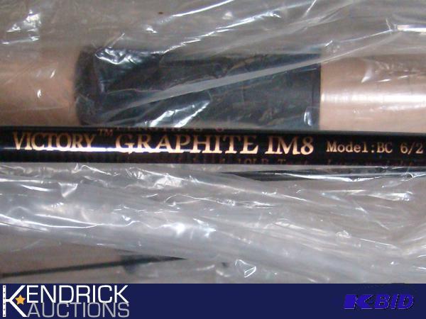 5 New Victory Graphite 2 peice IM8 Model BC 62 Fishing Poles