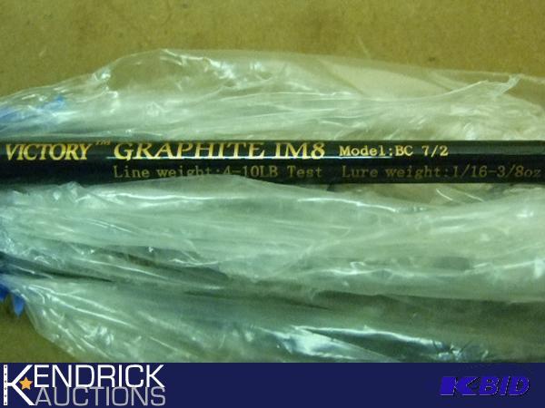 4 New Victory Graphite 2 peice IM8 Model BC 72 Fishing Poles