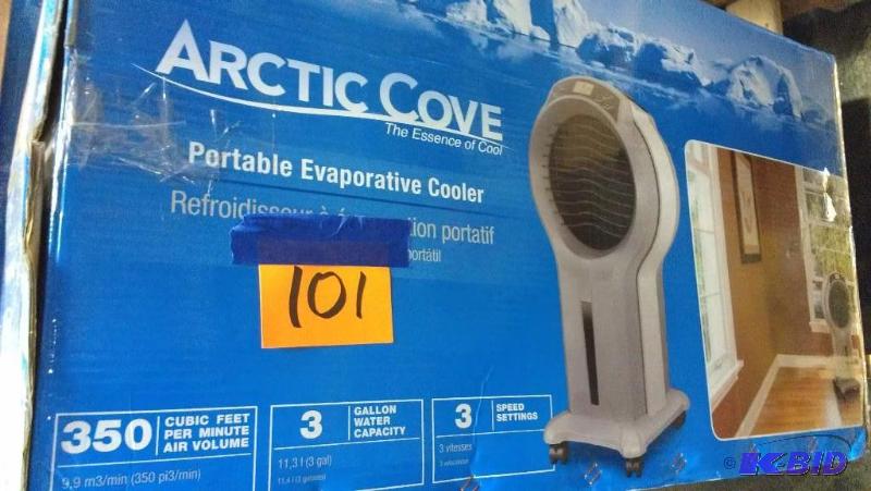 lot 101 image: Portable Evaporative Cooler. Arctic Cove bran...