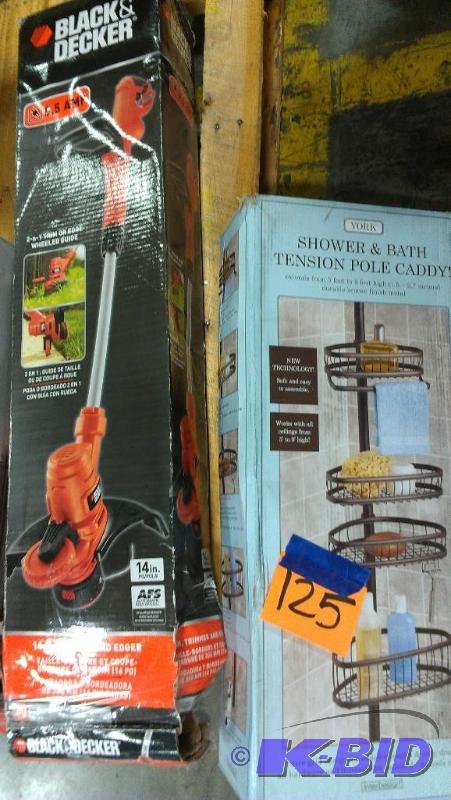 lot 125 image: Black and Decker Trimmer Edger weed whip AND ...