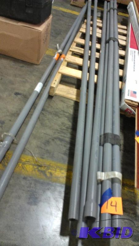 lot 14 image: Rigid PVC Conduit. All you see in the photo. ...