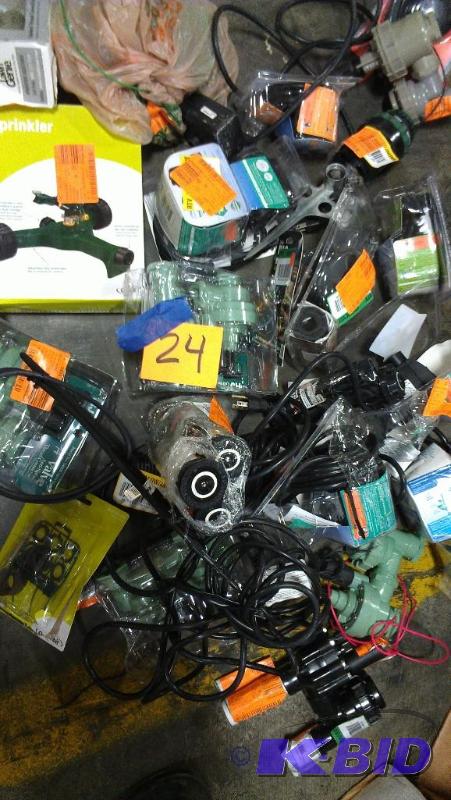 lot 24 image: Lawn and Garden, Sprinklers and Pumps, misc. ...