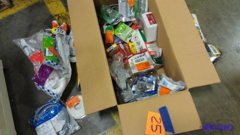 lot 25 image: Sink, Toilet, and Tub repair Lot. See close-u...