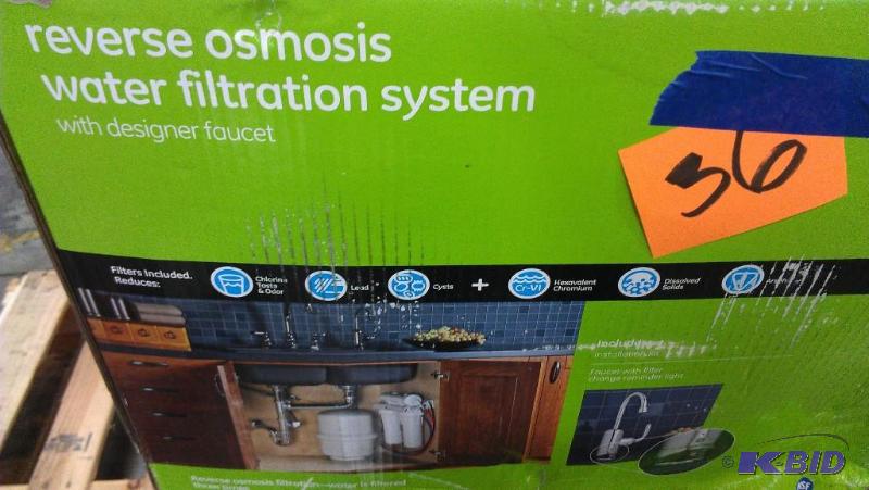 lot 36 image: Reverse Osmosis Water Filtration System. Retu...