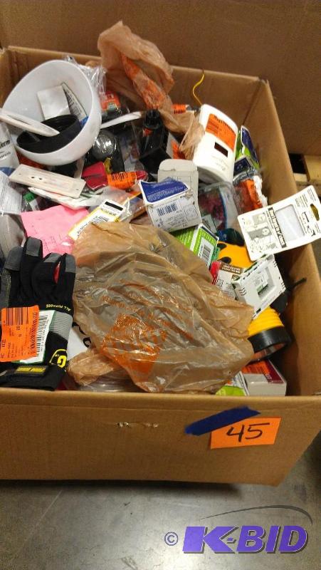lot 45 image: Box Lot Random Misc Items. View photos. Retur...