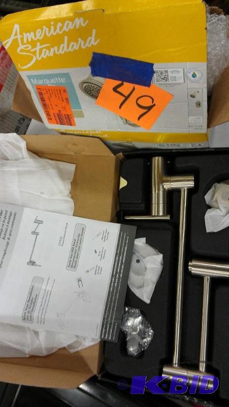 lot 49 image: Misc Shower items.. American Standard, Danze....