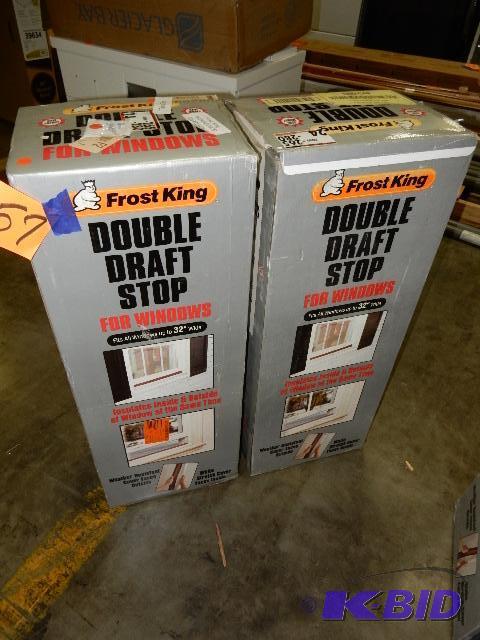 lot 57 image: Frost King Double Draft Stop for windows up t...
