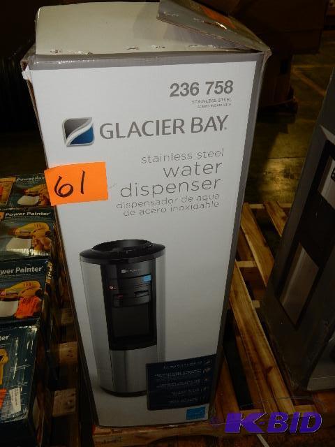 lot 61 image: Stainless Steel Water Dispenser. Glacier Bay....