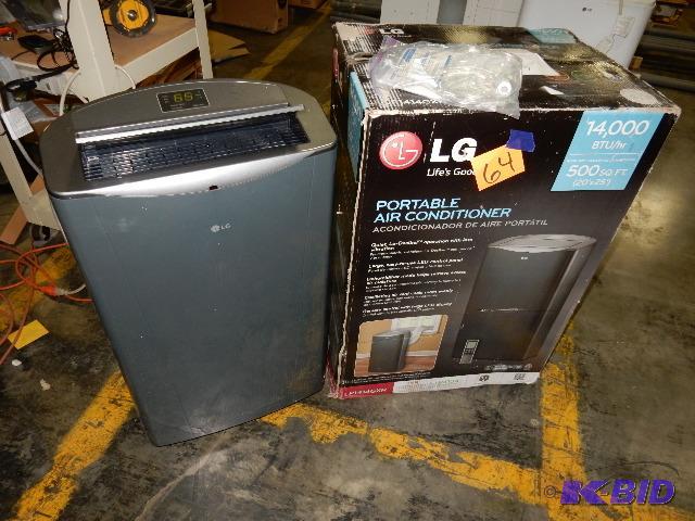 lot 64 image: LG Portable Air Conditioner. View photos. Ret...