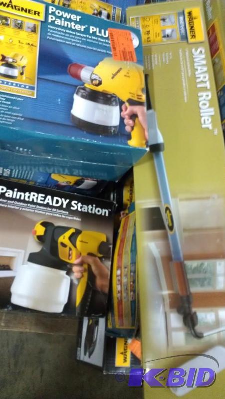 lot 74A image: 2 Wagner spray painters AND smart roller. Thr...