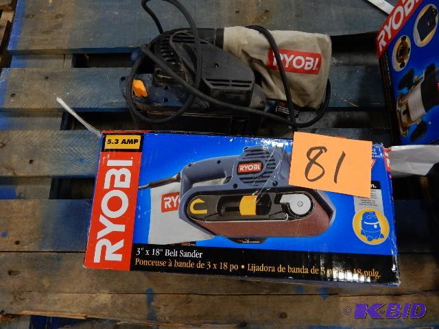 lot 81 image: Ryobi, Belt Sander