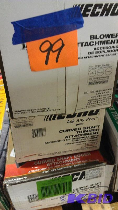 lot 99 image: Blower, Trimmer & Edger Attachments. All ...