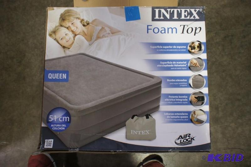 Intex Foam Top Queen Air Bed. 51cm  MSRP $99...
