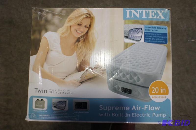 Intex Twin  20&quot thick Air Mattress. MSR...