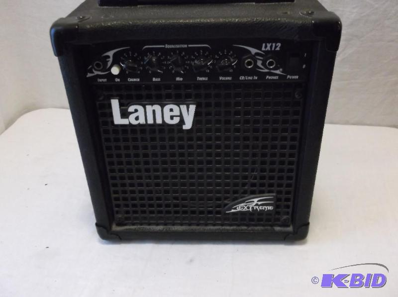 lot 100 image: Laney LX-12 20 watts amp appears in good cond...