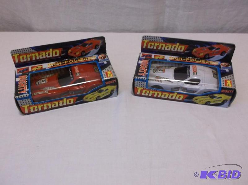 lot 30 image: Nice lot with 2 collectable Tornado battery o...