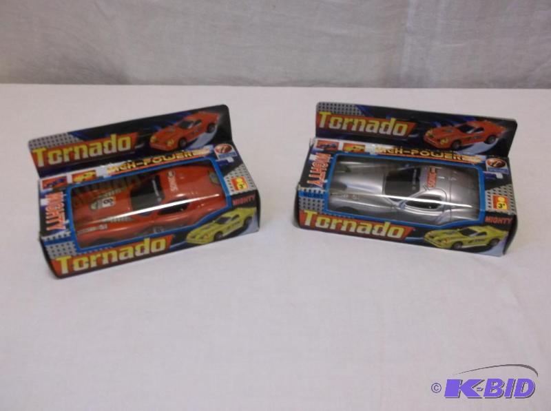 lot 31 image: Nice lot with 2 collectable Tornado battery o...