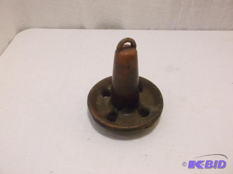 lot 74 image: Mushroom boat anchor....