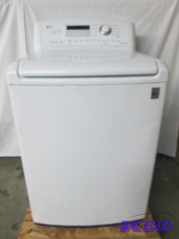 lot 7 image: LG 4.5 CU. FT. ULTRA LARGE CAPACITY TOP LOAD WASHER FEATURING POWERFUL STAINCARE TECHNOLOGY