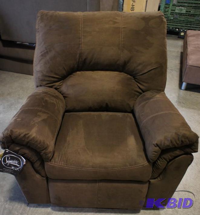 New Ashley Signature Rocker Recliner. Chocola...
