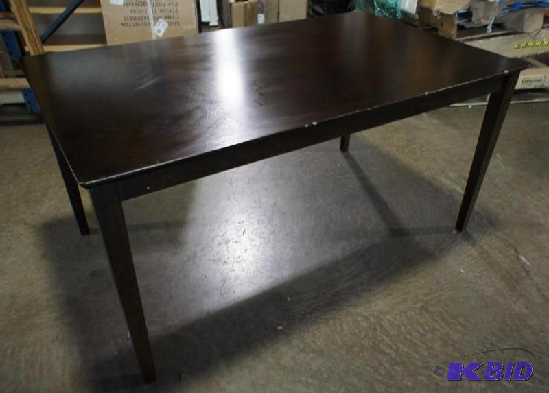 Dining Room Table. Dark Brown in color. Dimen...