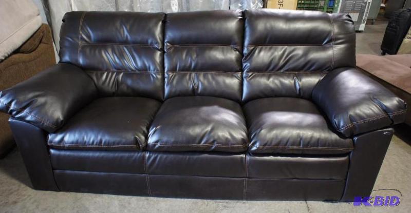 New Ashley Signature Durablend Leather Sofa. ...