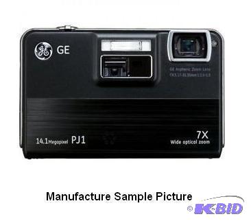 lot 182 image: GE Digital Camera with Built In PICO Projecto...